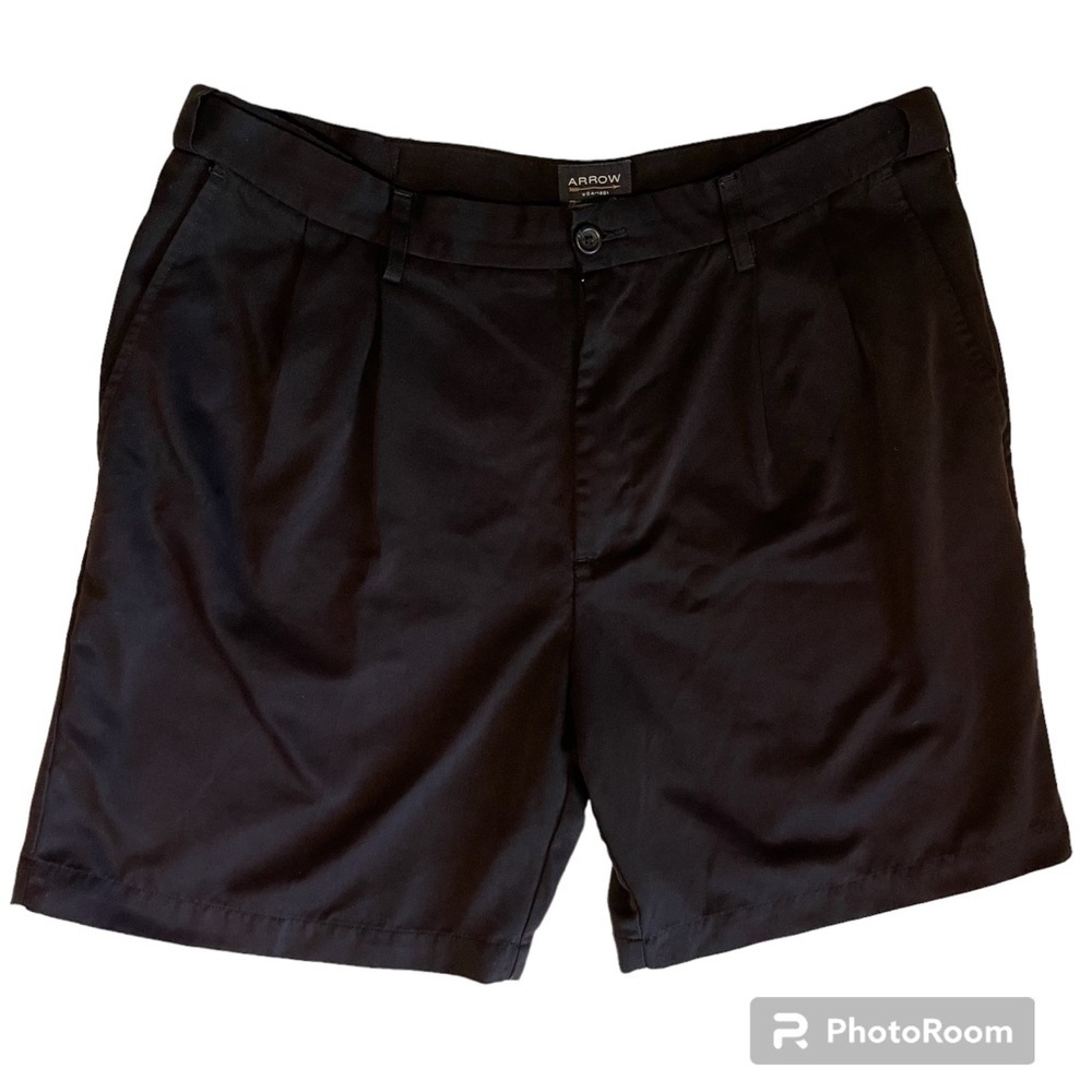 Arrow Shorts Tournament Golf Mens Size 38 Black Shorts Soft Extra Stretch Waist